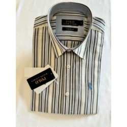 CHEMISE Homme RAYÉ BEIGE